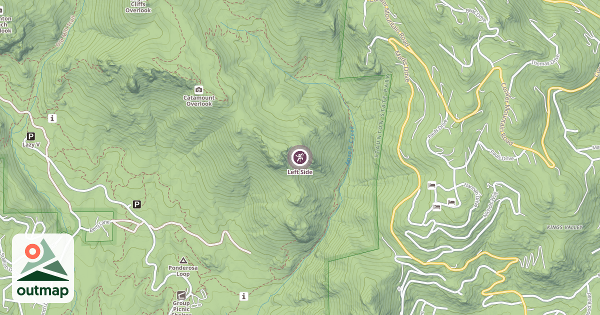 Map of Left Side