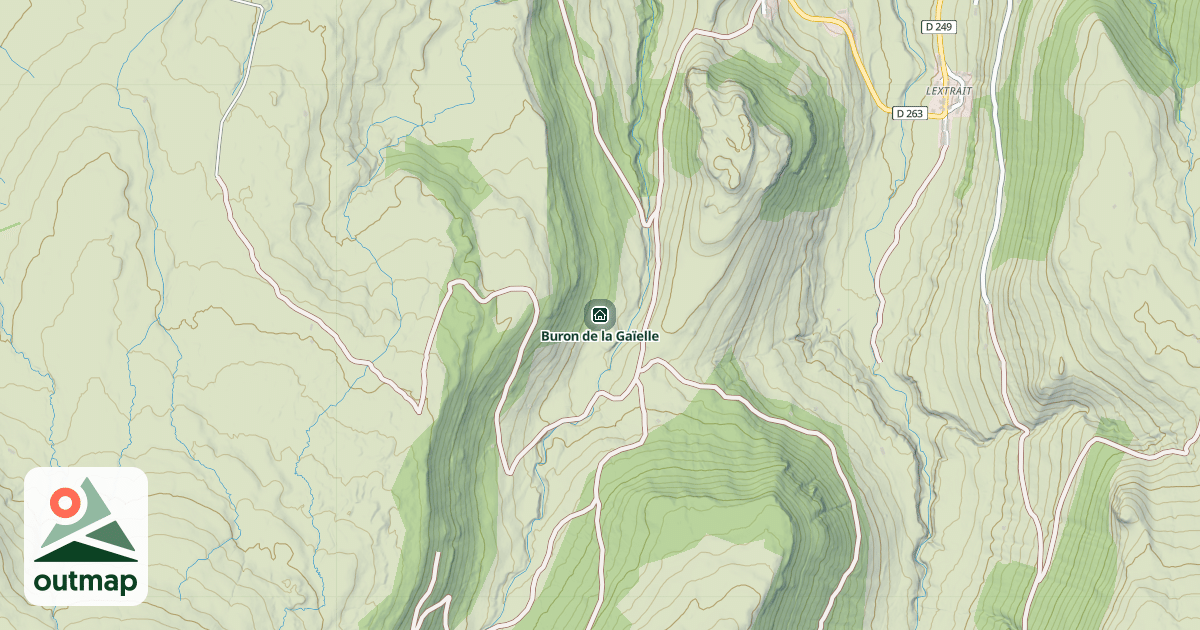Map of Buron de la Gaïelle