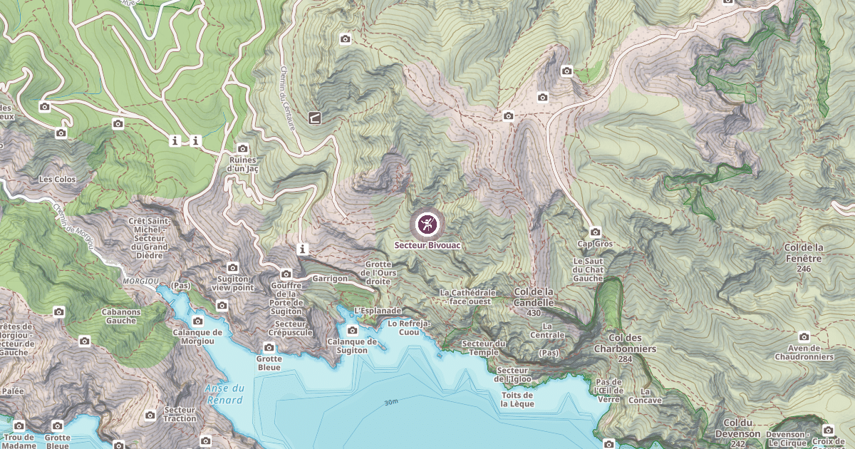 Map preview of Secteur Bivouac