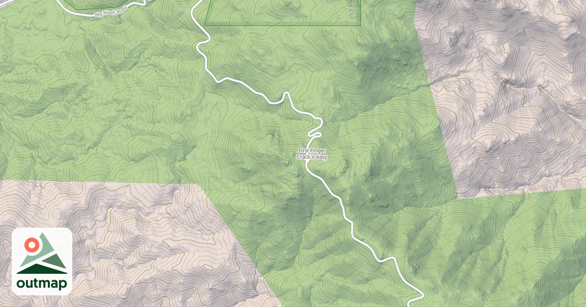 Map of First Finger Crack