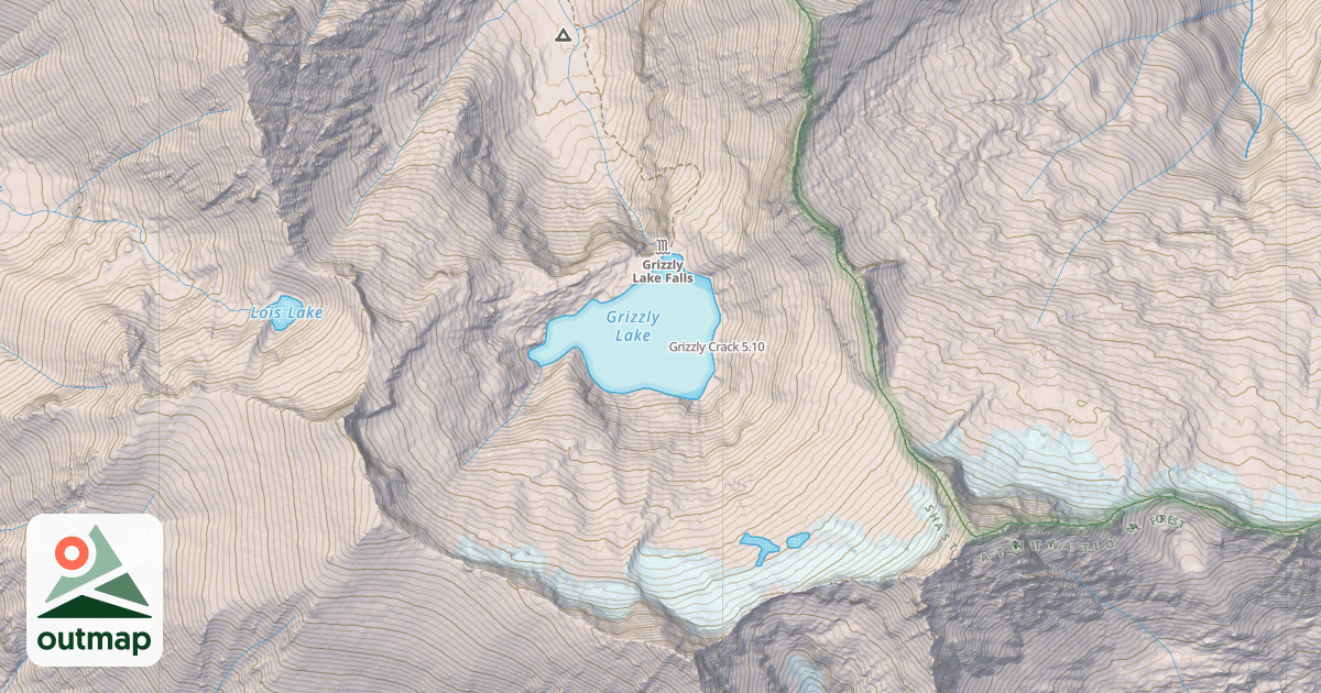 Map of Grizzly Crack