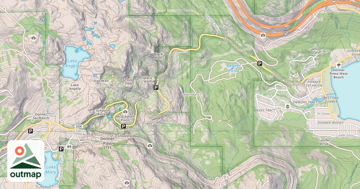 Map of Dike Hike