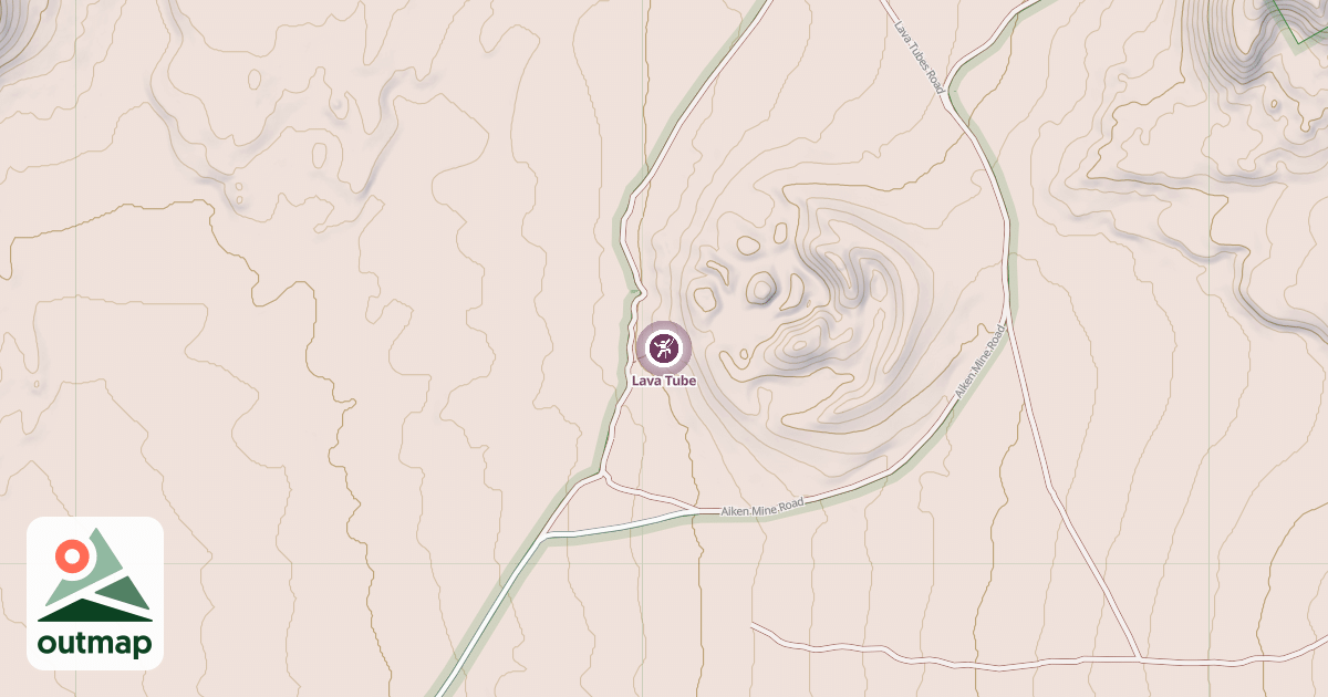 Map of Lava Tube