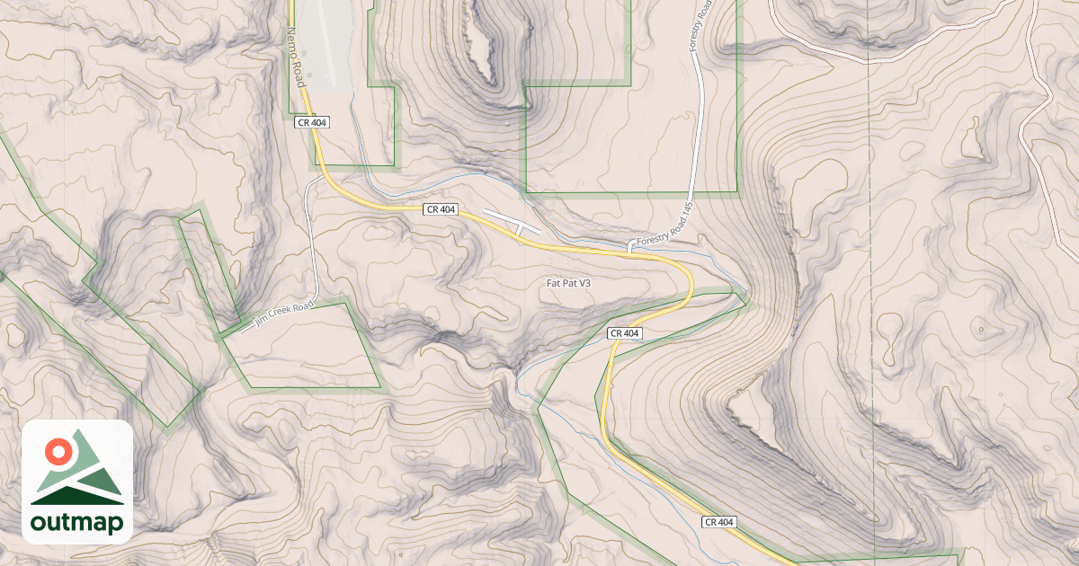 Map of Fat Pat