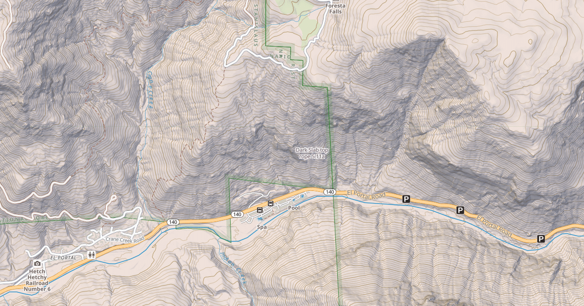 Map preview of Dark Slab top rope