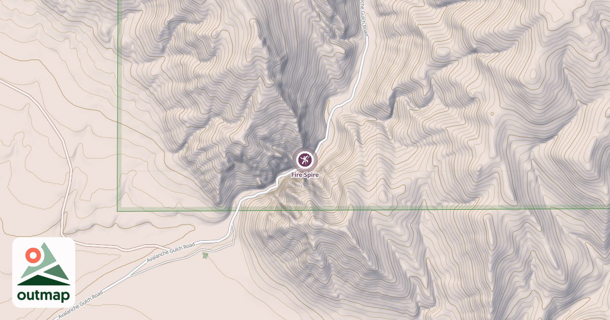 Map of Fire Spire