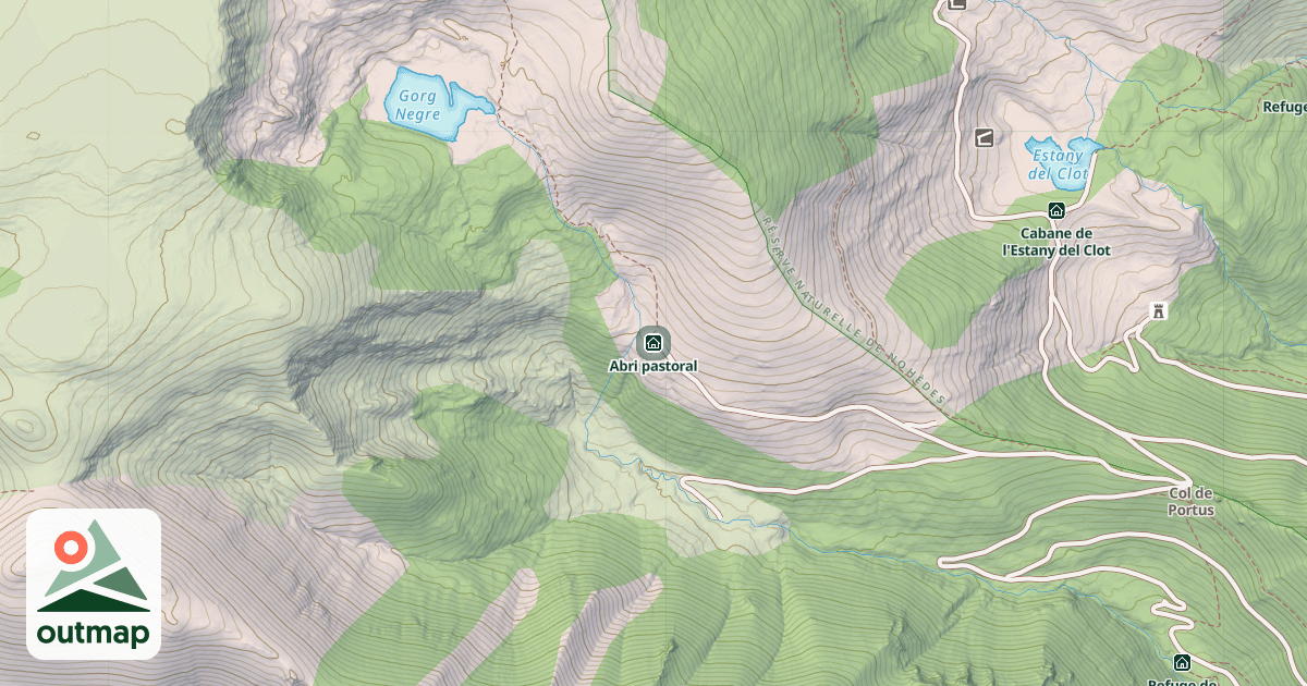 Map of Abri pastoral