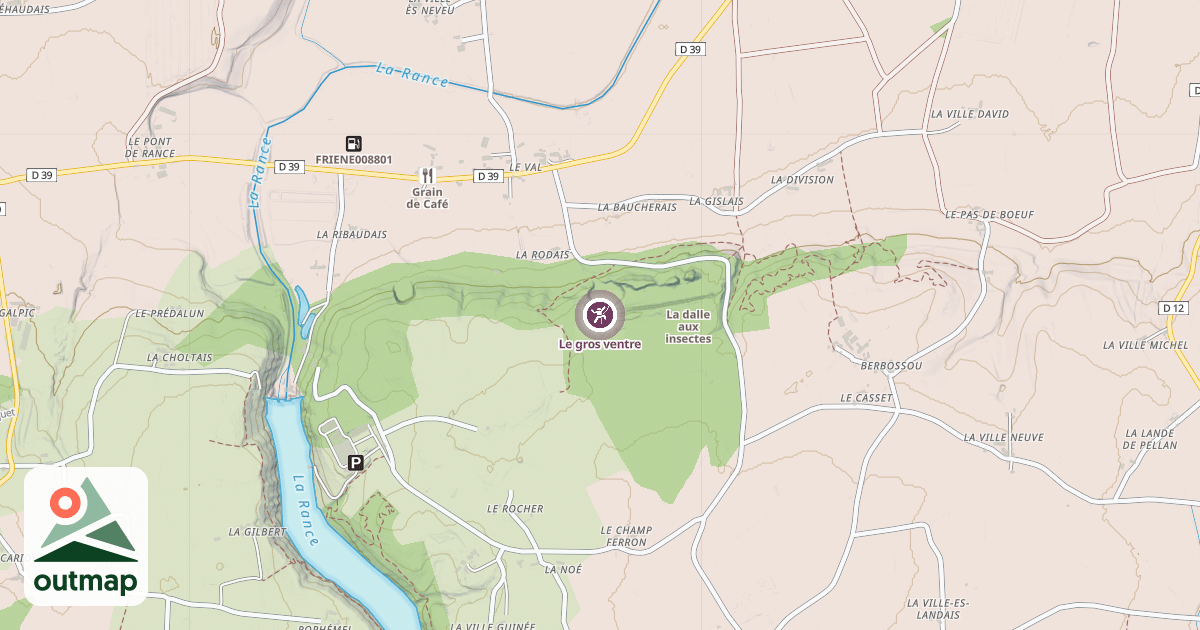 Map of Le gros ventre