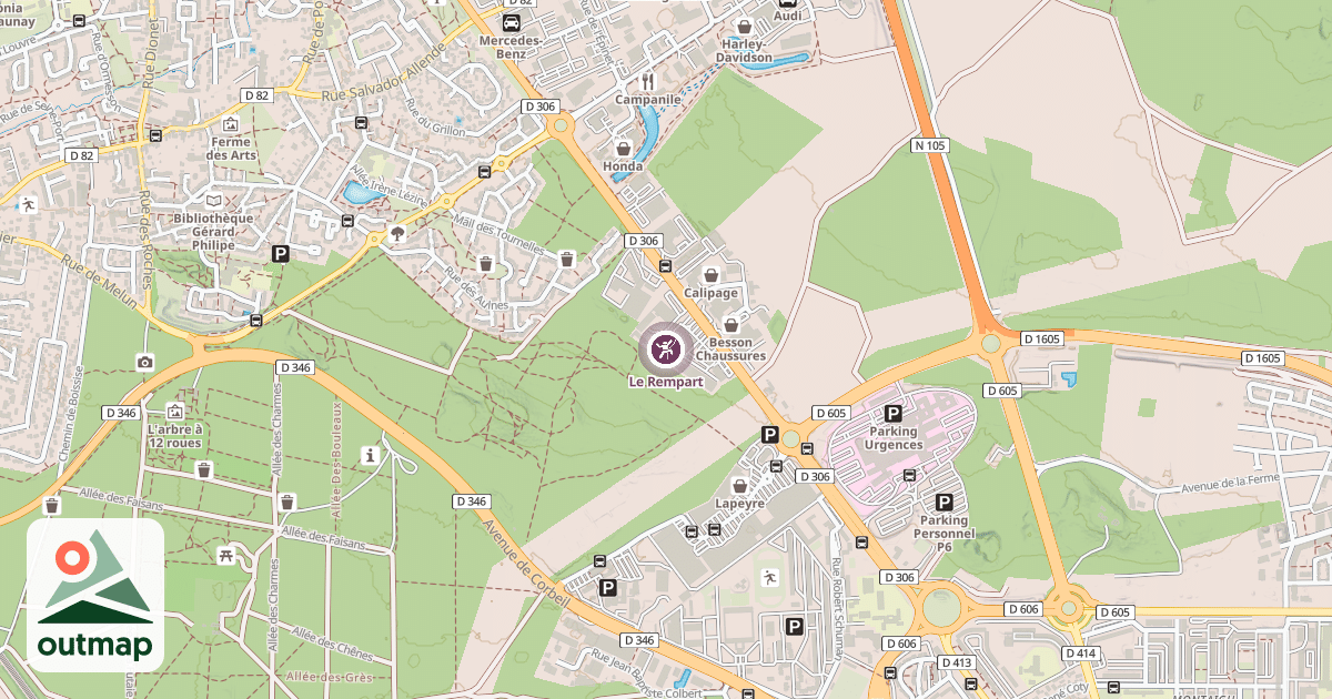 Map of Le Rempart