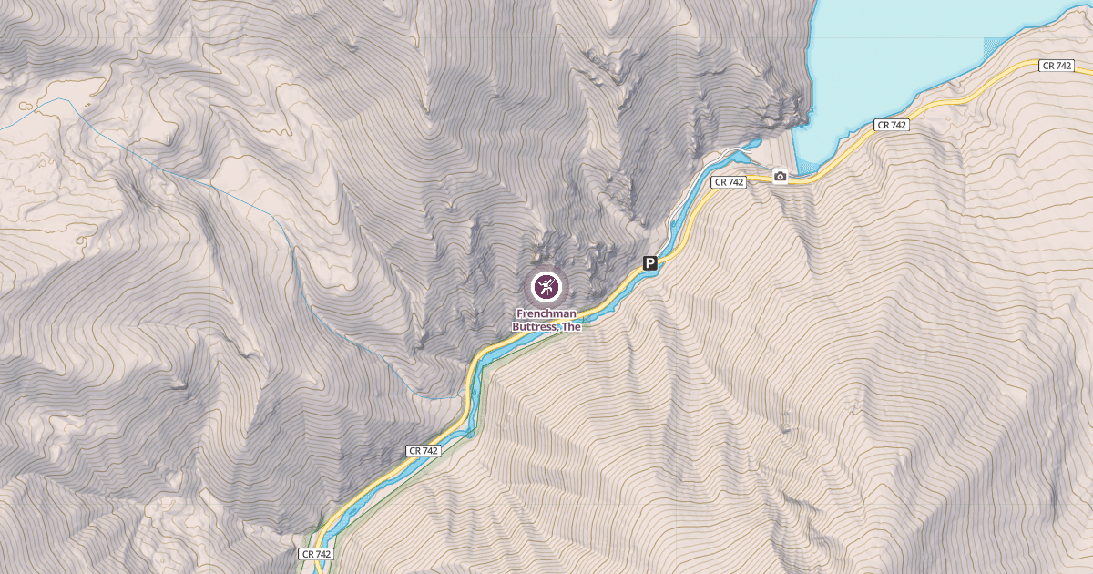 Map preview of Frenchman Buttress, The