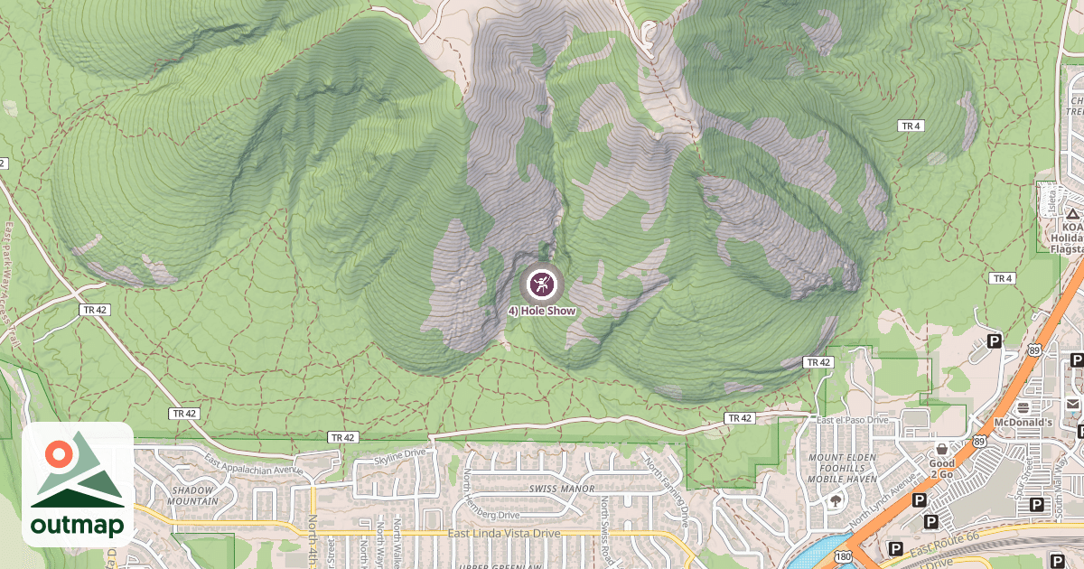 Map of 4) Hole Show