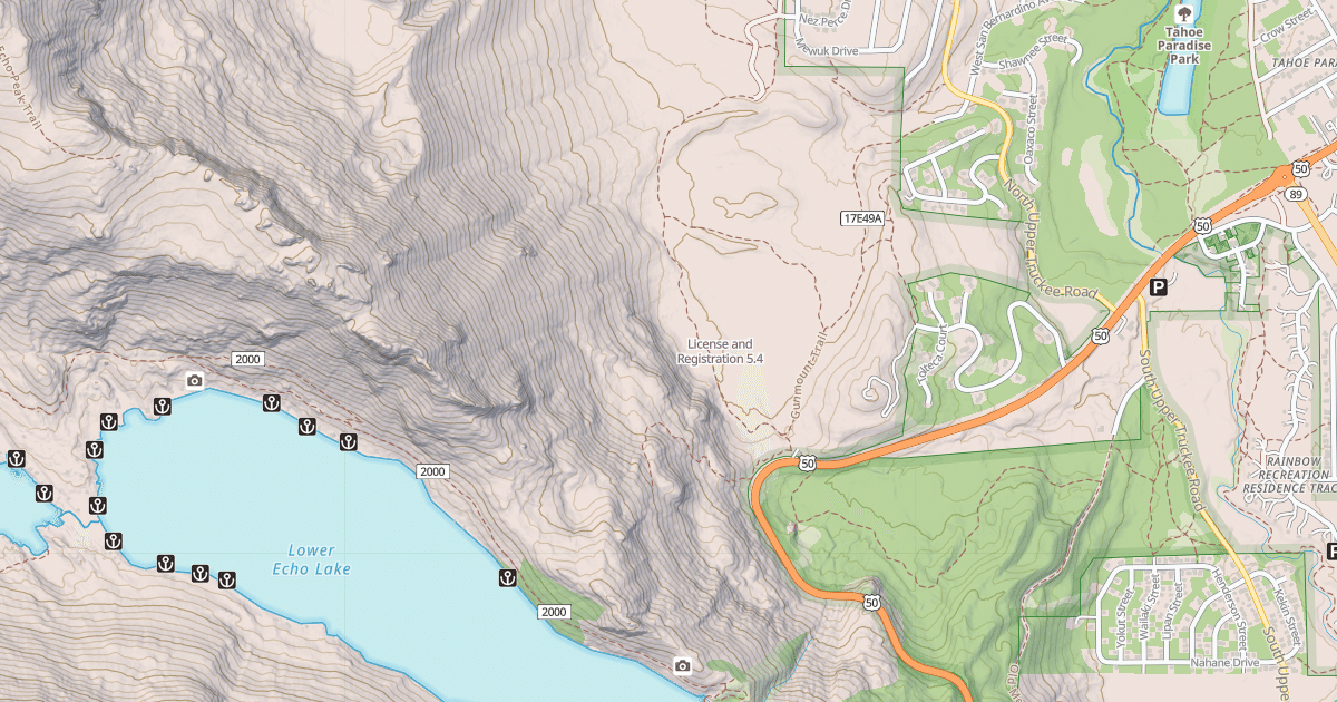 Map preview of License and Registration