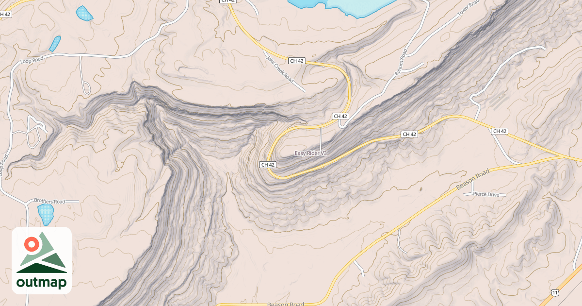Map of Easy Rider