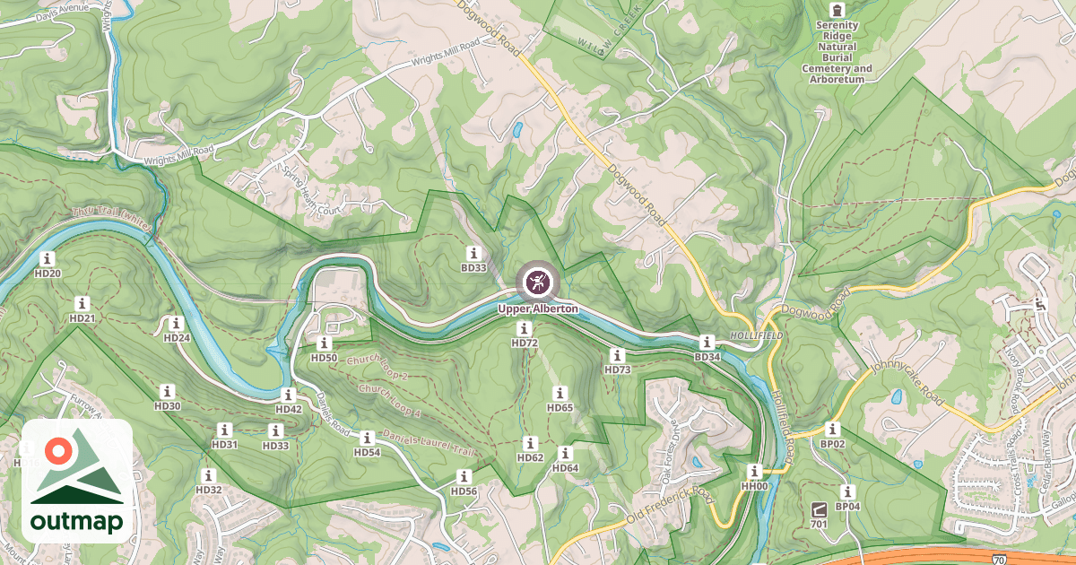 Map of Upper Alberton