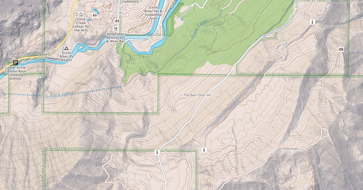 Map preview of The Barn Door