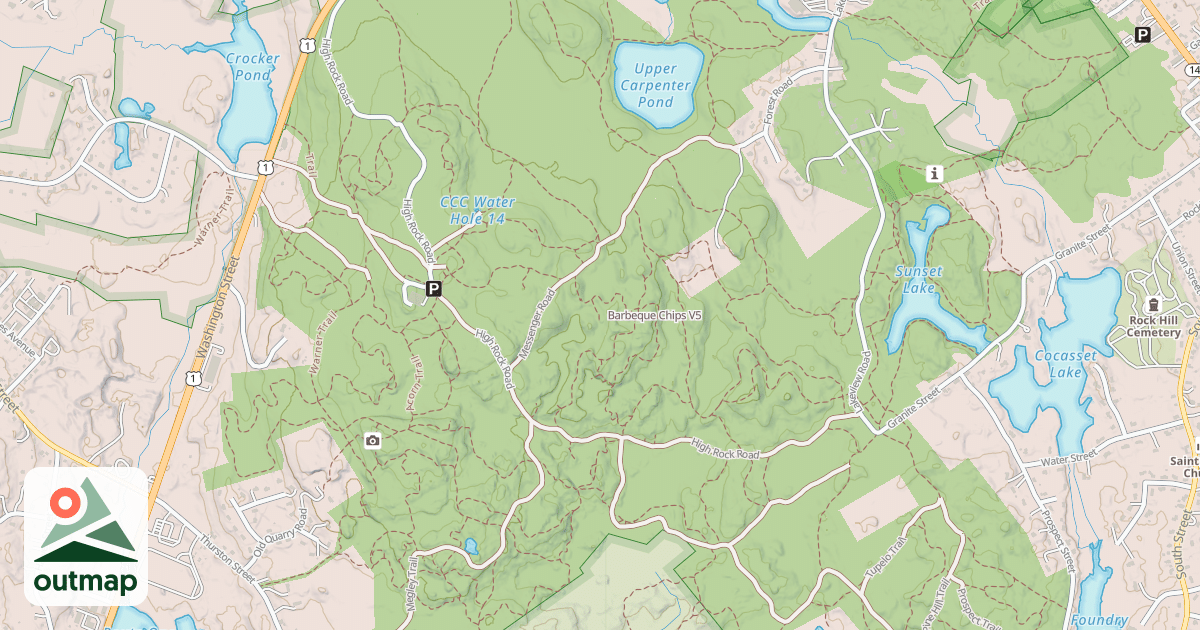 Map of Barbeque Chips