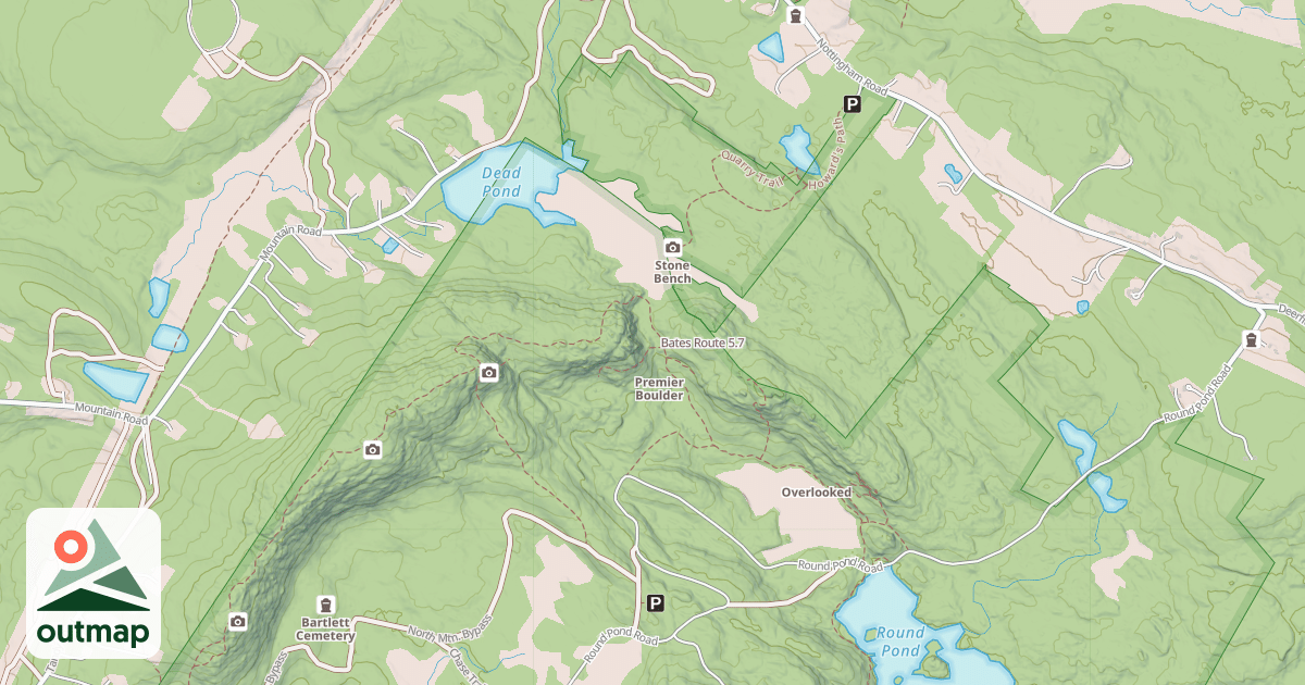 Map of Bates Route