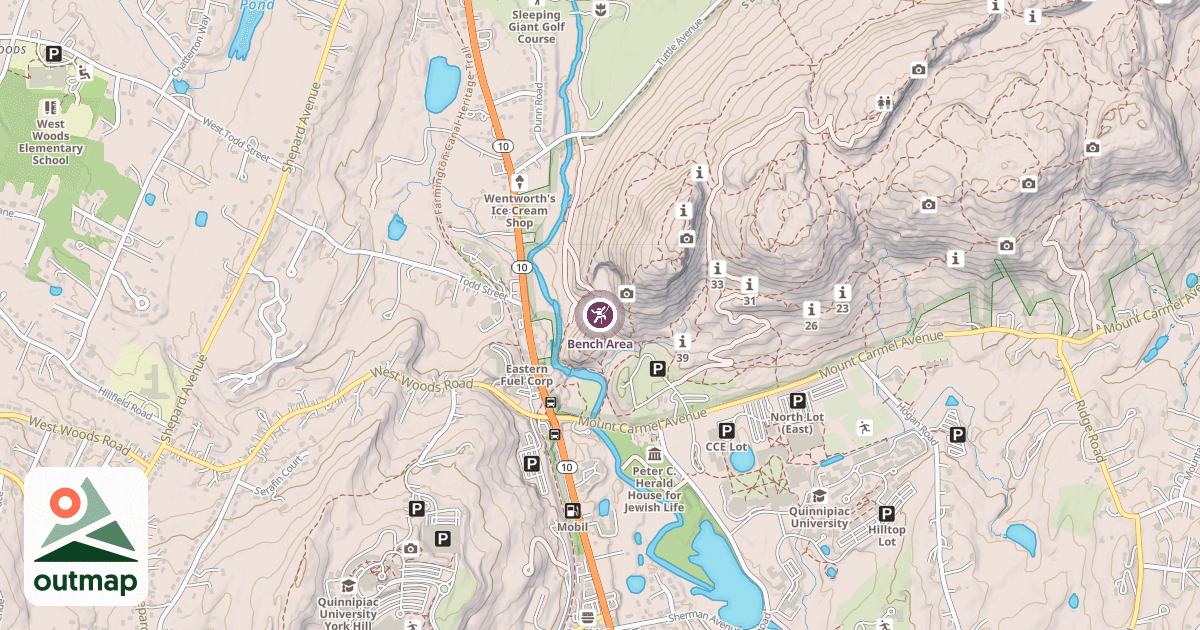 Map of Bench Area