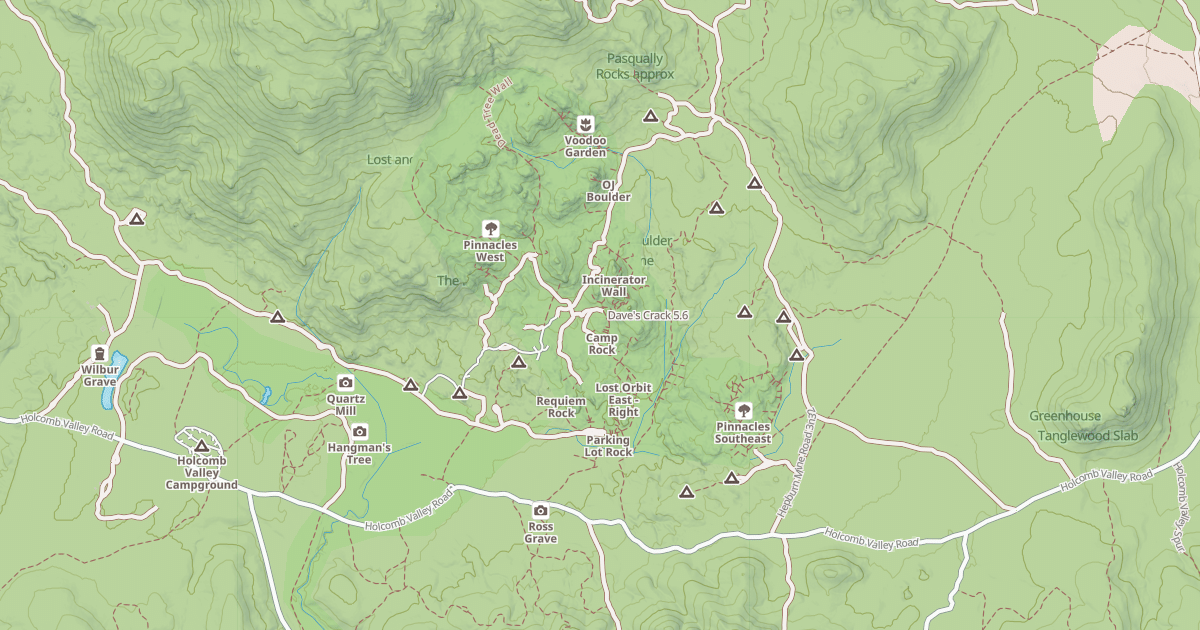 Map preview of Dave's Crack