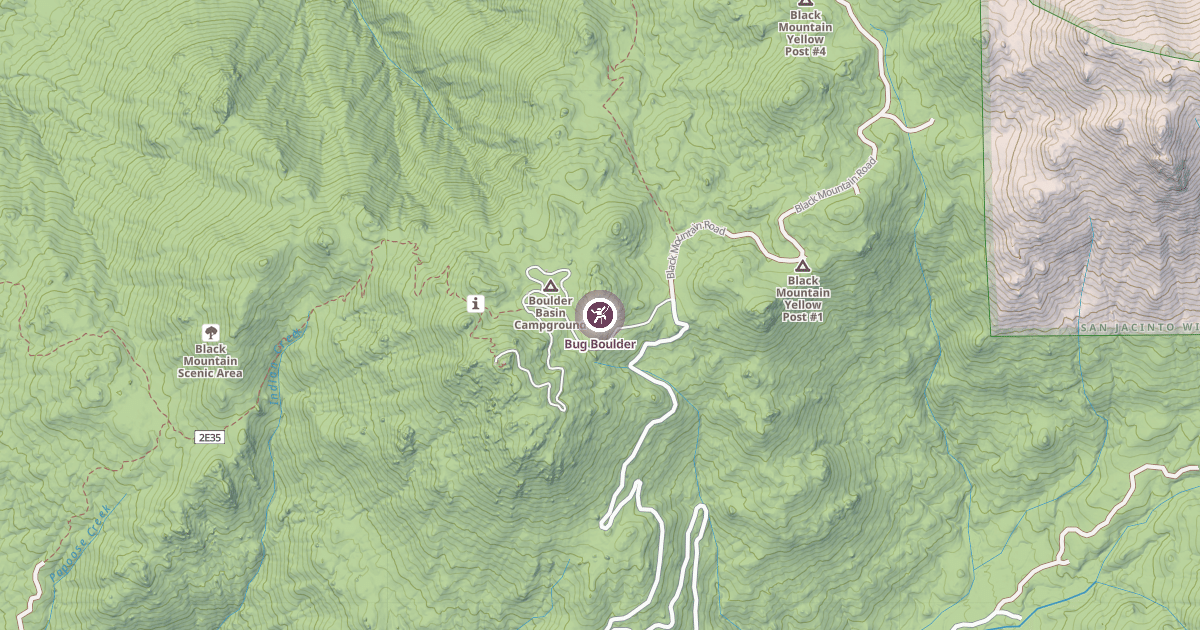 Map preview of Bug Boulder
