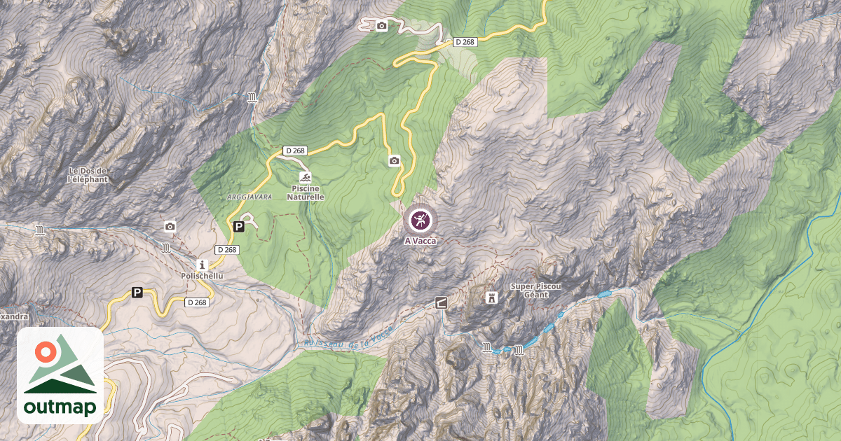 Map of A Vacca
