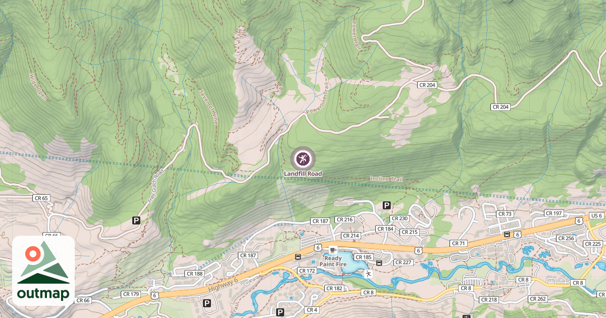 Map of Landfill Road