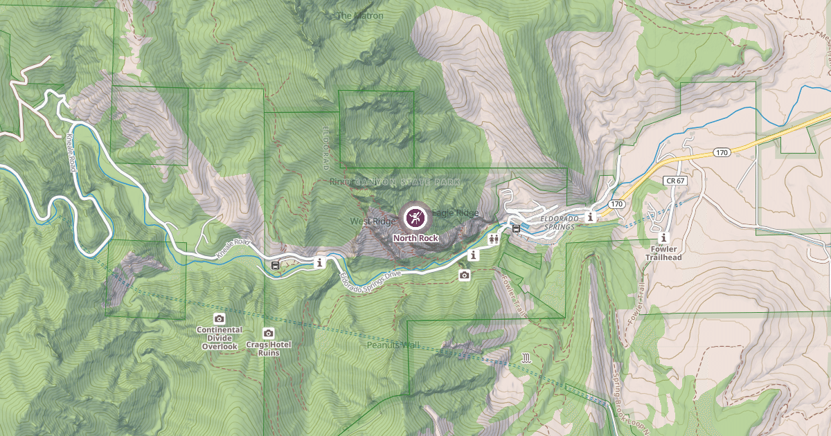 Map preview of North Rock