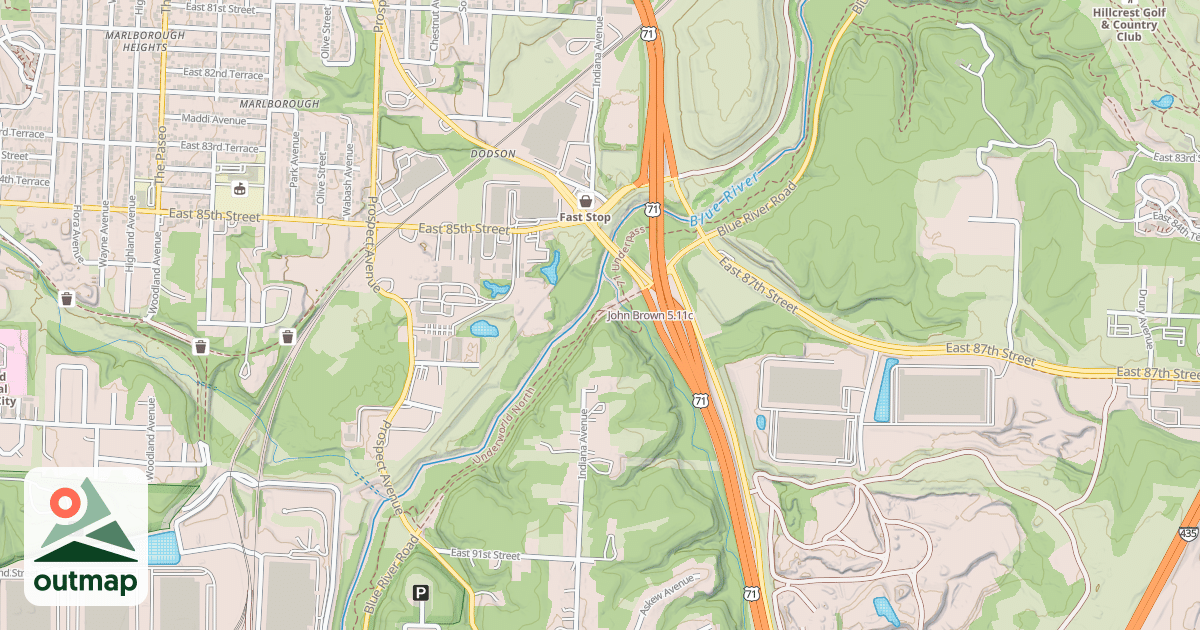 Map of John Brown
