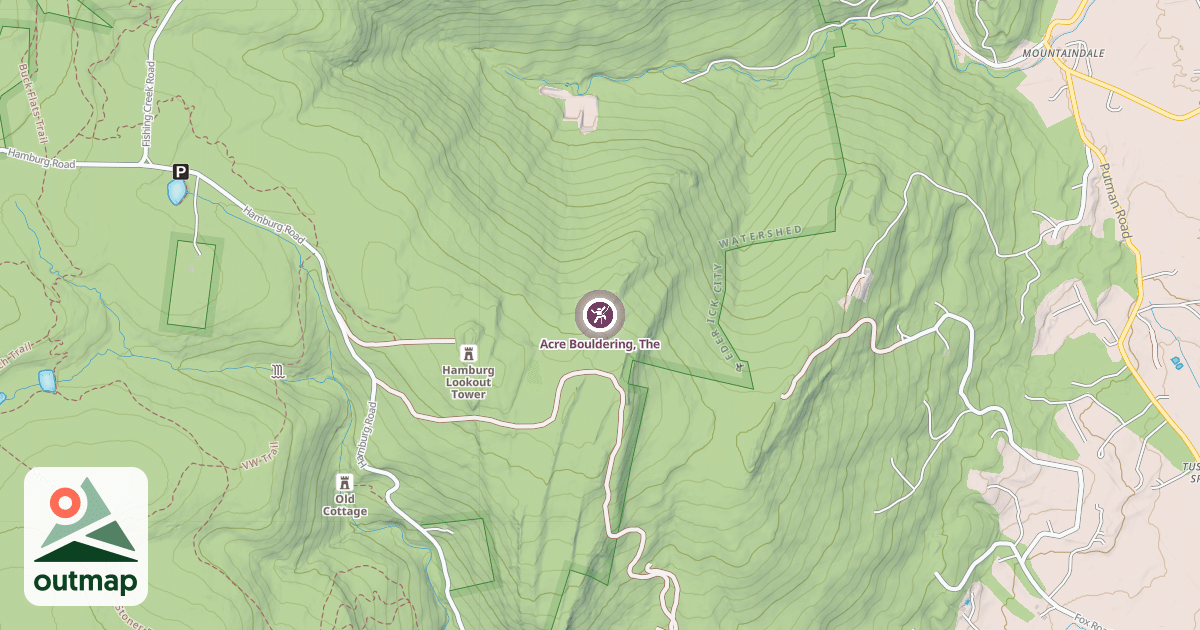 Map of Acre Bouldering, The