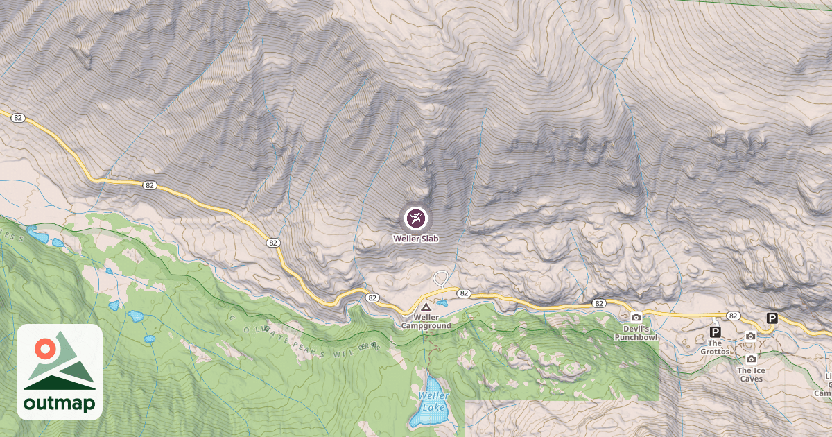 Map of Weller Slab