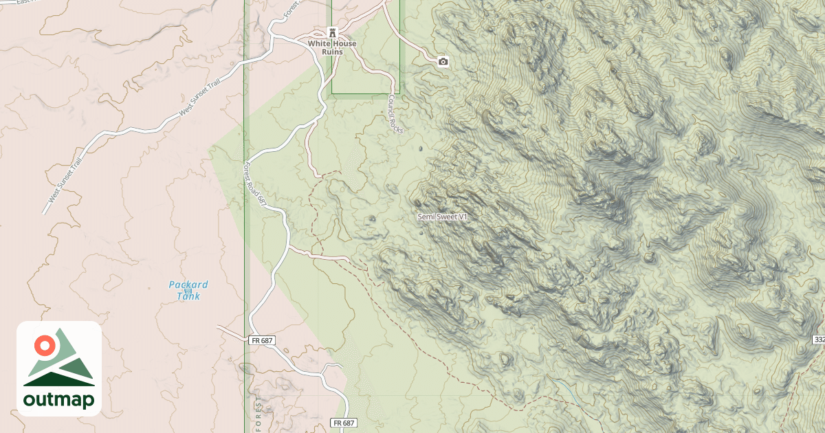 Map of Semi Sweet
