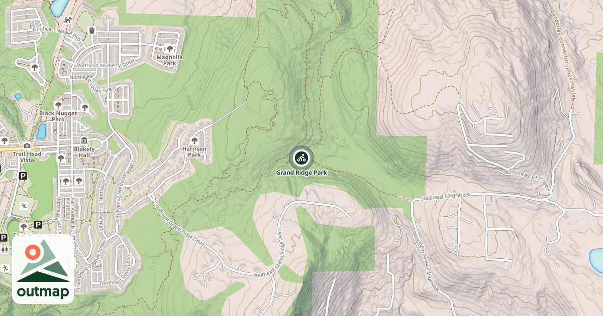 Map of Grand Ridge Park