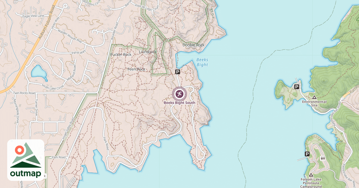 Map of Beeks Bight South