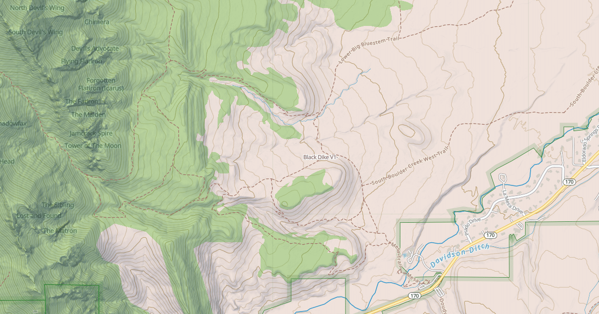 Map preview of Black Dike