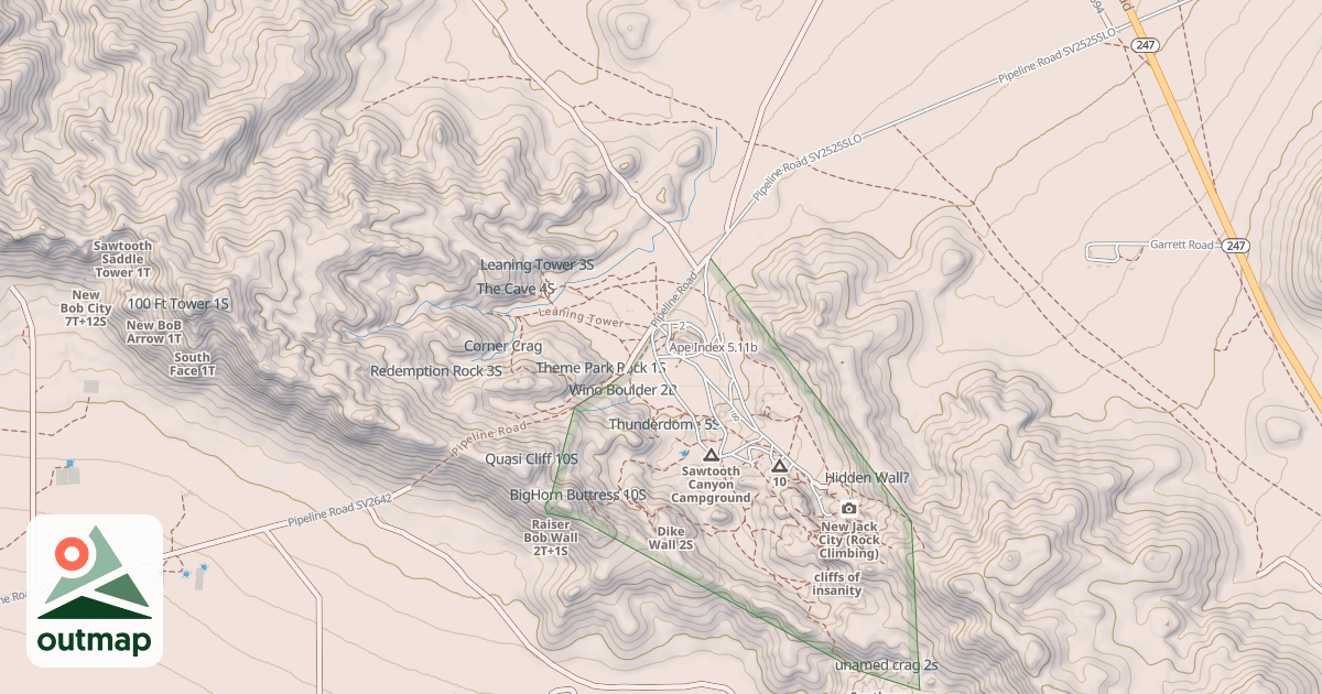 Map of Ape Index