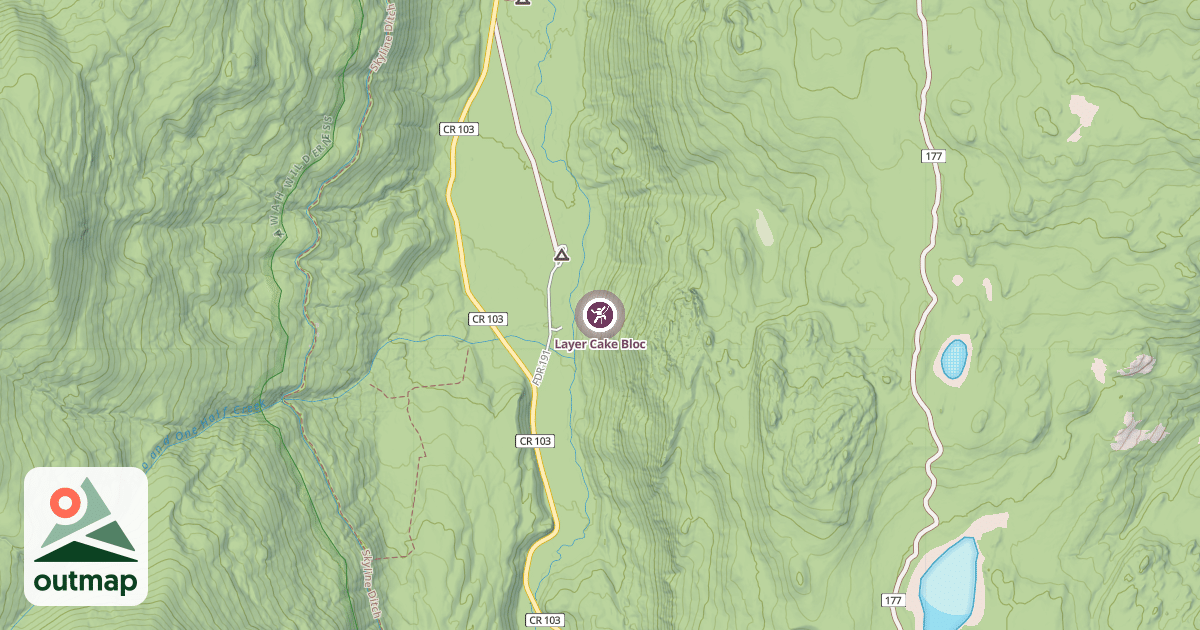 Map of Layer Cake Bloc