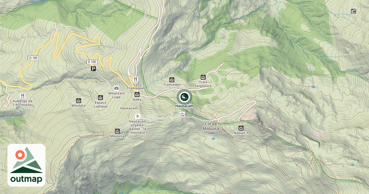 Map of Hautacam