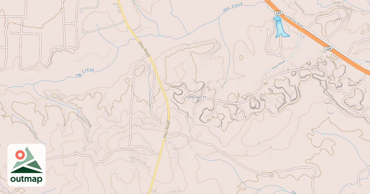 Map of Dirty Dan