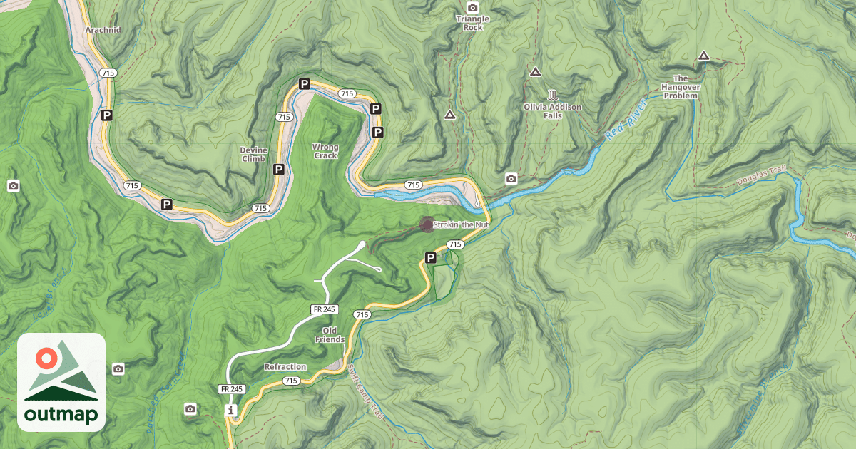 Map of Strokin' the Nut