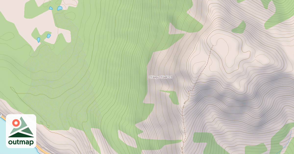 Map of Chʼáagu Chʼáakʼ