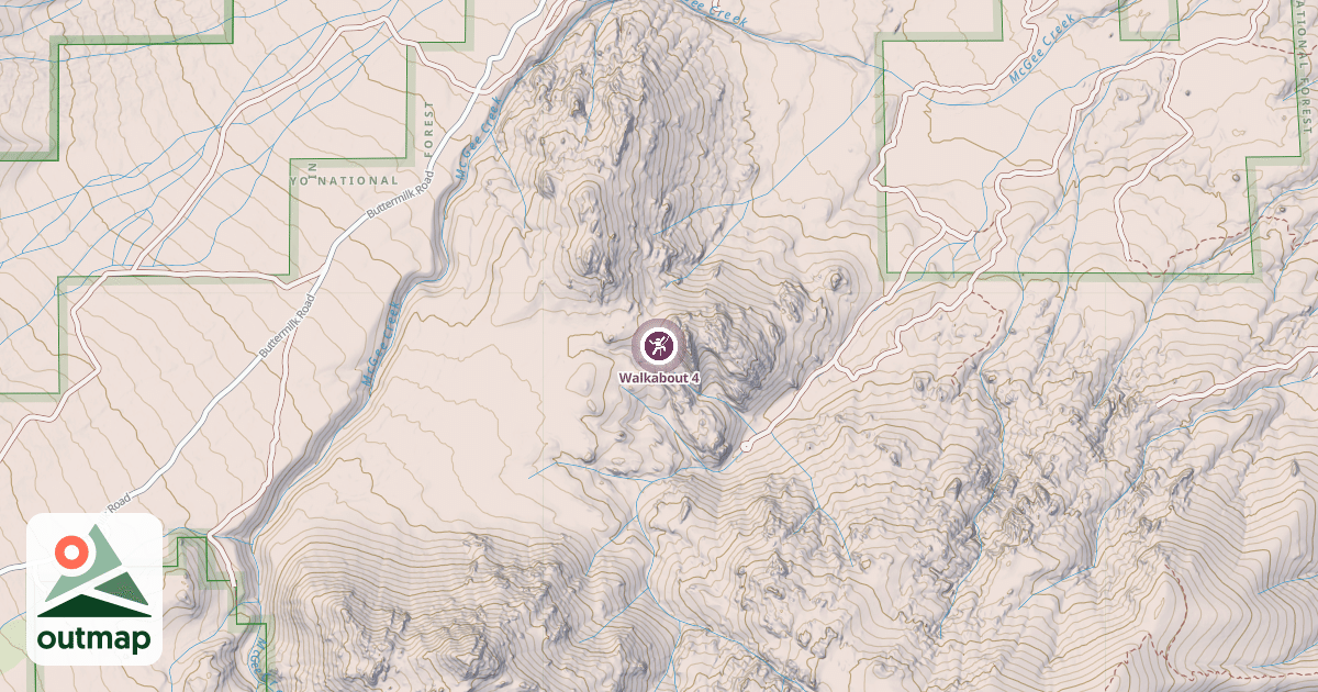 Map of Walkabout 4