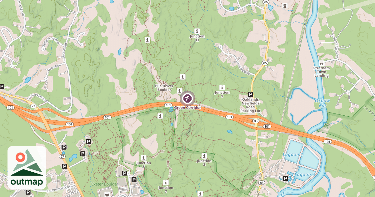 Map of Green Corridor