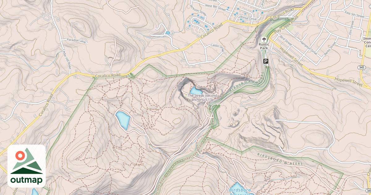 Map of The Streak (second anchors)