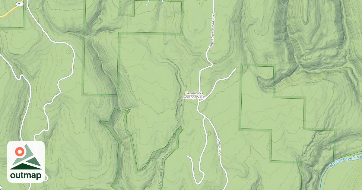 Map of Geronimo's Revenge