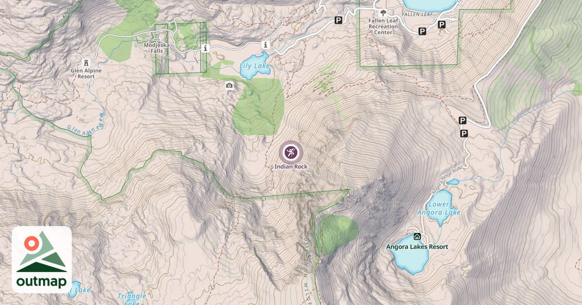 Map of Indian Rock