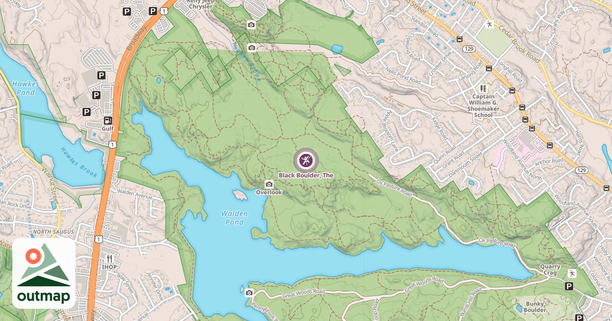 Map of Black Boulder, The