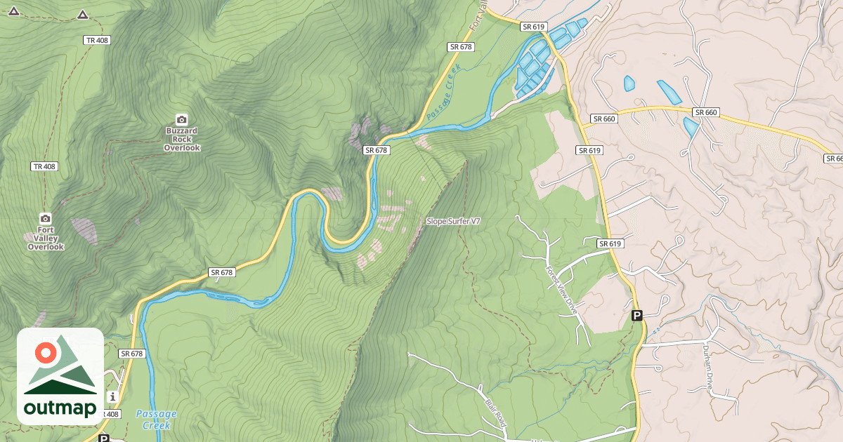 Map of Slope Surfer