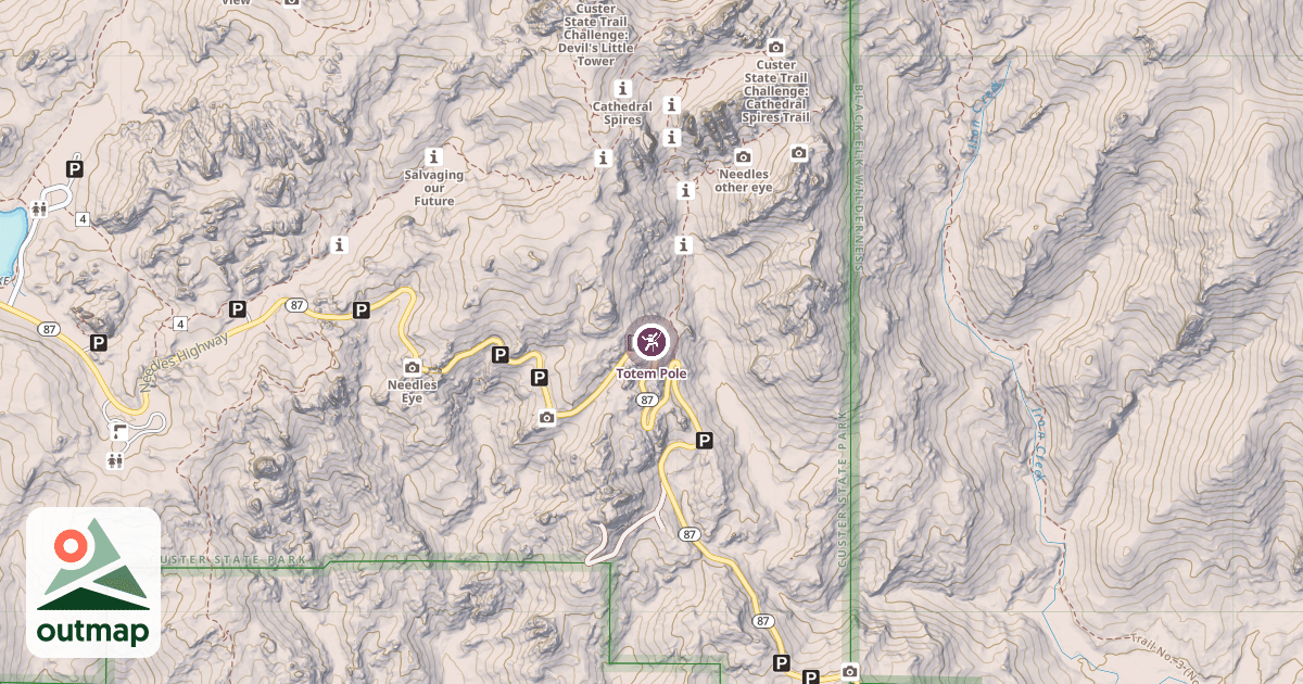 Map of Totem Pole