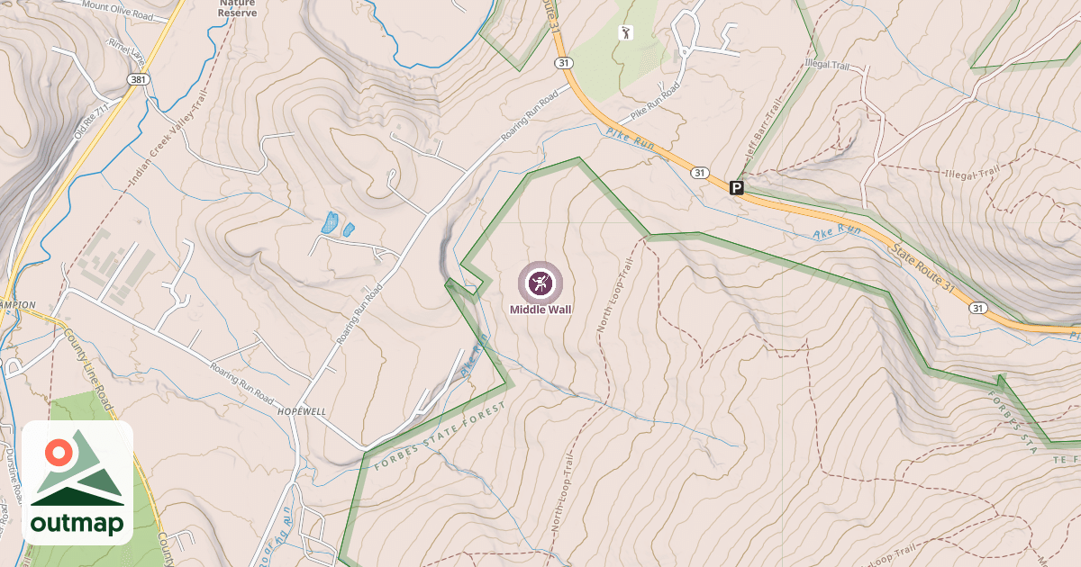 Map of Middle Wall