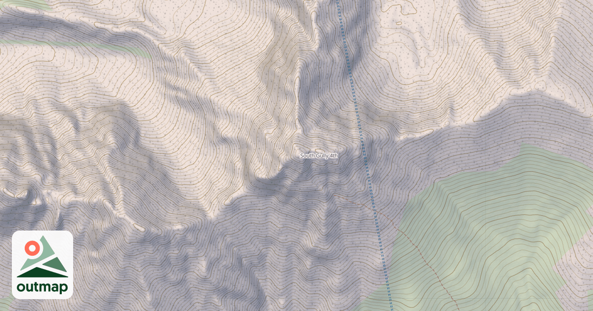 Map of South Gully